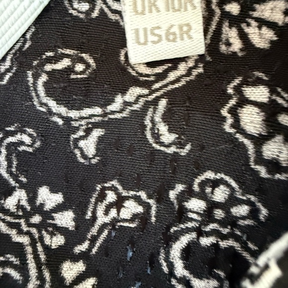 Boden Womens Wrap Detail Mini Dress 6R Black Printed NEW. 1228 - Picture 6 of 7